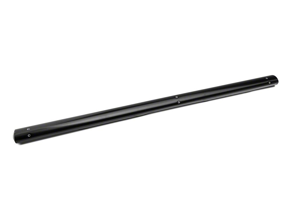 Barricade 4-Inch Oval Straight End Running Boards; Black (99-13 Sierra 1500 Extended Cab, Crew Cab)