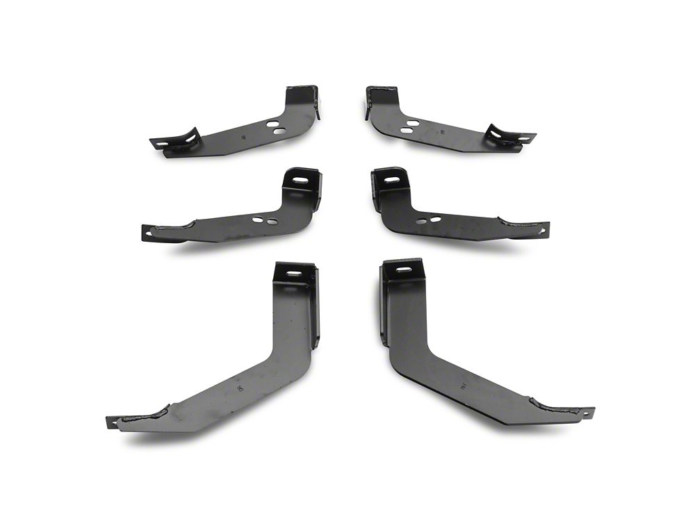 Barricade 4-Inch Oval Straight End Running Boards; Black (99-13 Sierra 1500 Extended Cab, Crew Cab)