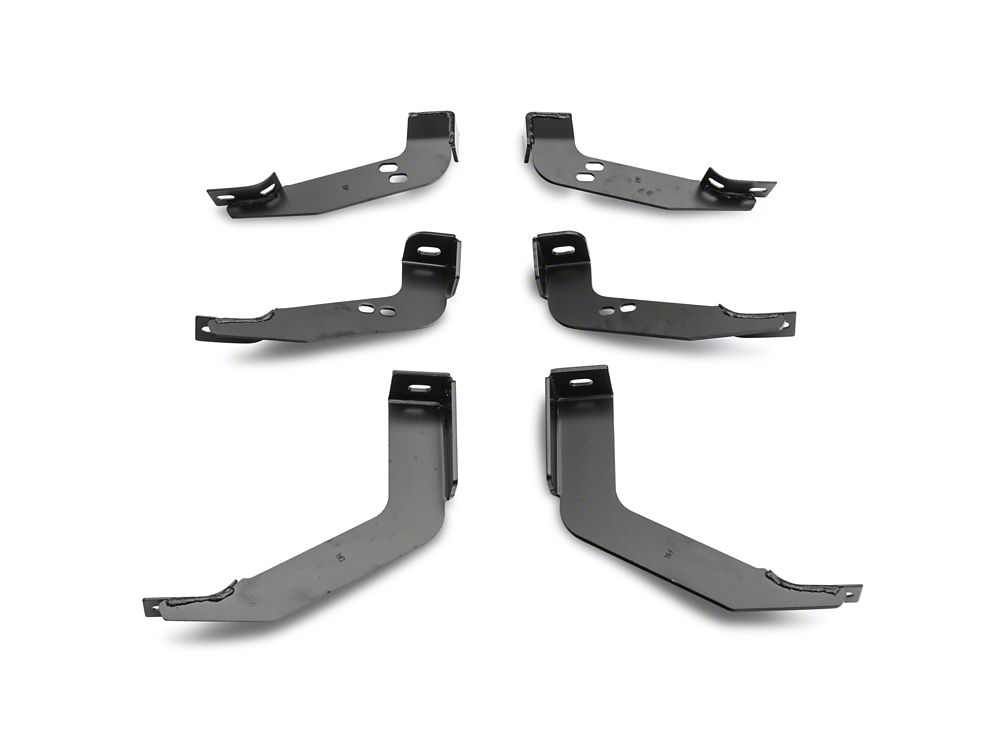 Barricade 5-Inch Oval Bent End Wheel to Wheel Side Step Bars; Stainless Steel (07-13 Sierra 1500 Extended Cab w/ 6.50-Foot Standard Box, Crew Cab)
