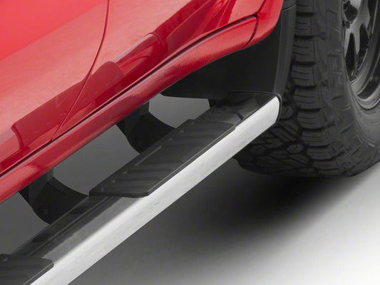 Barricade T4 Side Step Bars; Stainless Steel (19-25 Sierra 1500 Crew Cab)