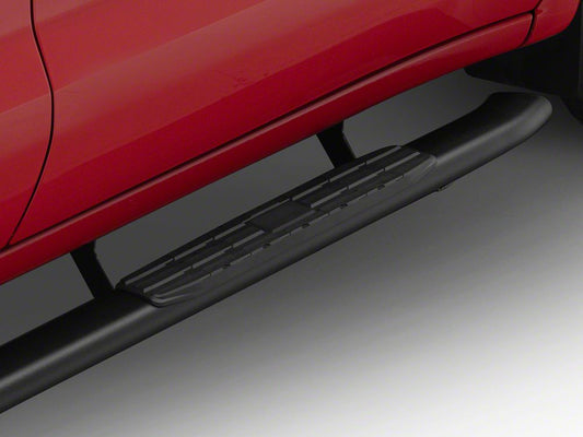 Barricade PNC Side Step Bars; Textured Black (19-25 Sierra 1500 Crew Cab)