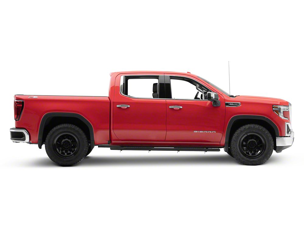 Barricade PNC Side Step Bars; Textured Black (19-25 Sierra 1500 Crew Cab)