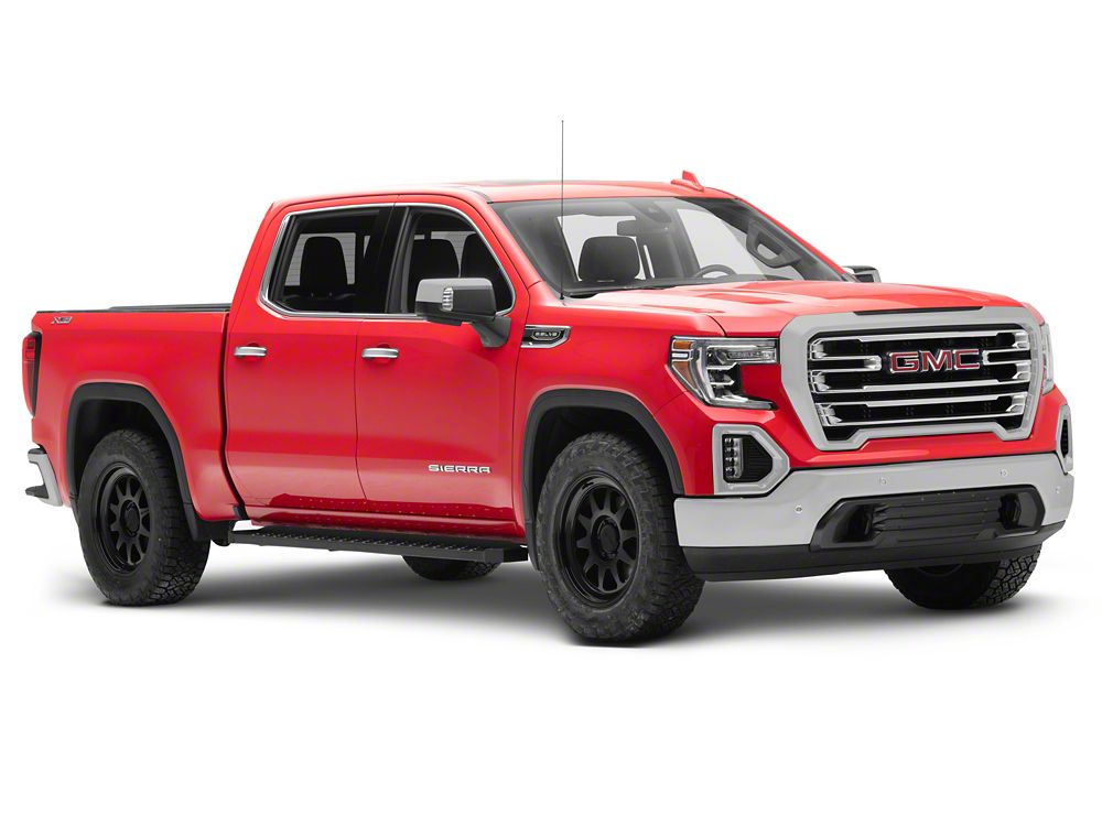 Barricade Rattler Running Boards; Black (19-25 Sierra 1500 Crew Cab)