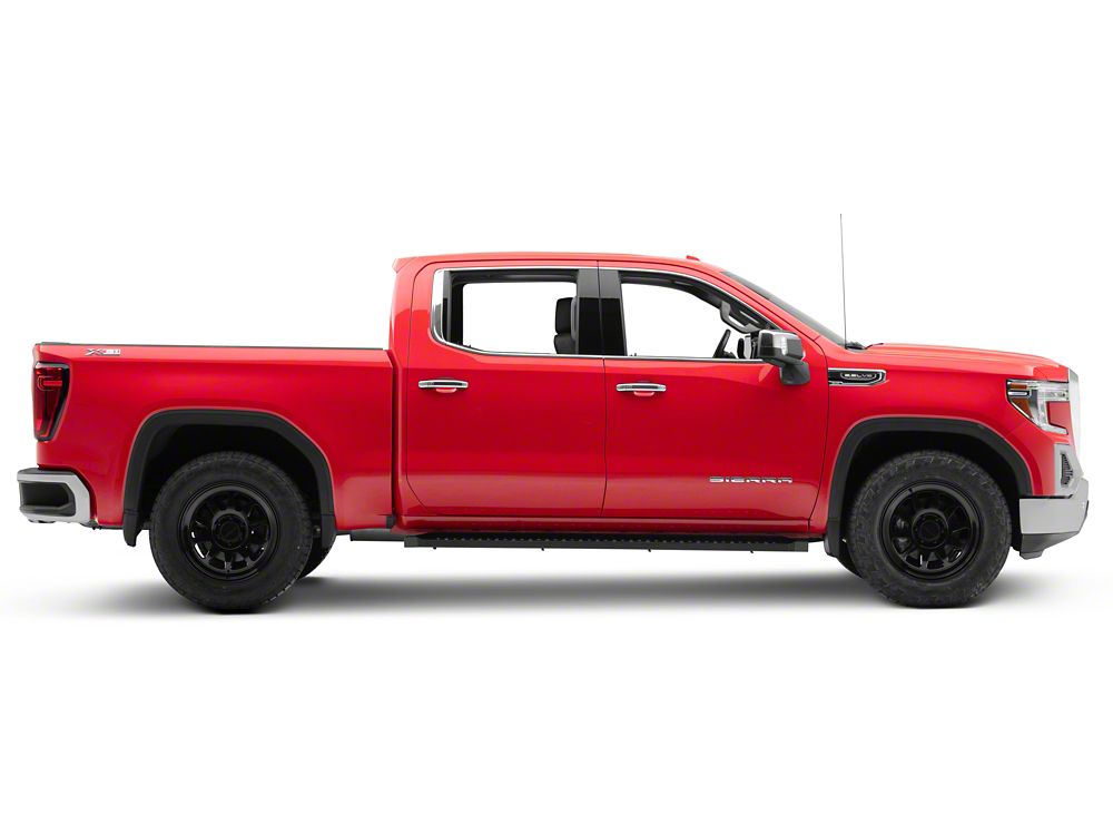 Barricade Rattler Running Boards; Black (19-25 Sierra 1500 Crew Cab)