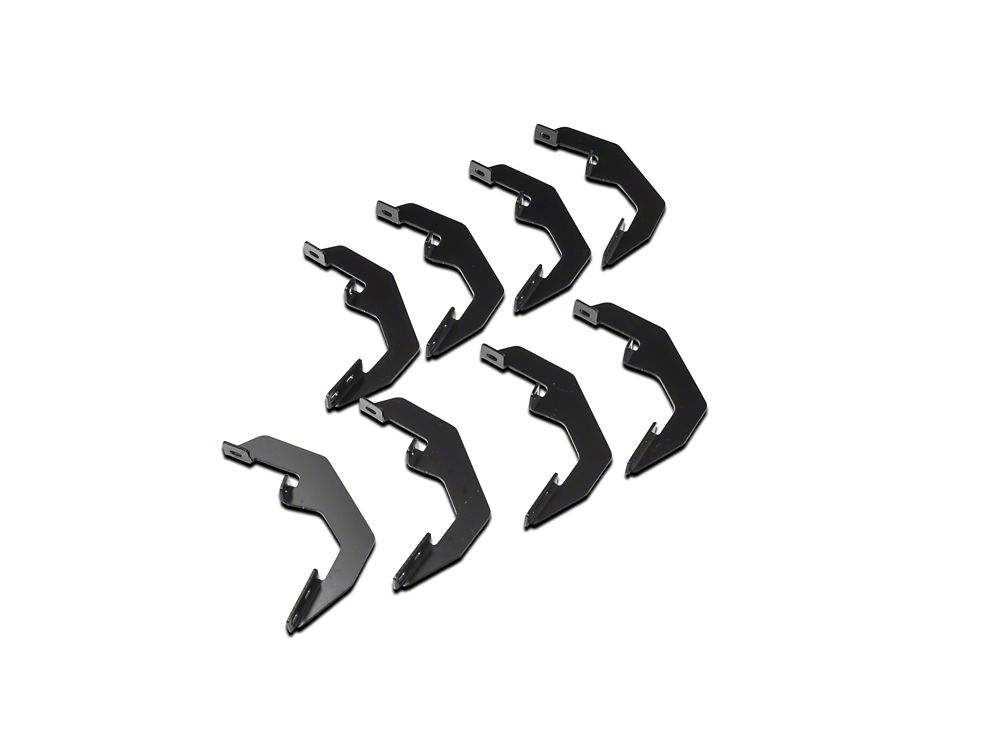 Barricade S6 Running Boards; Black (19-25 Sierra 1500 Crew Cab)