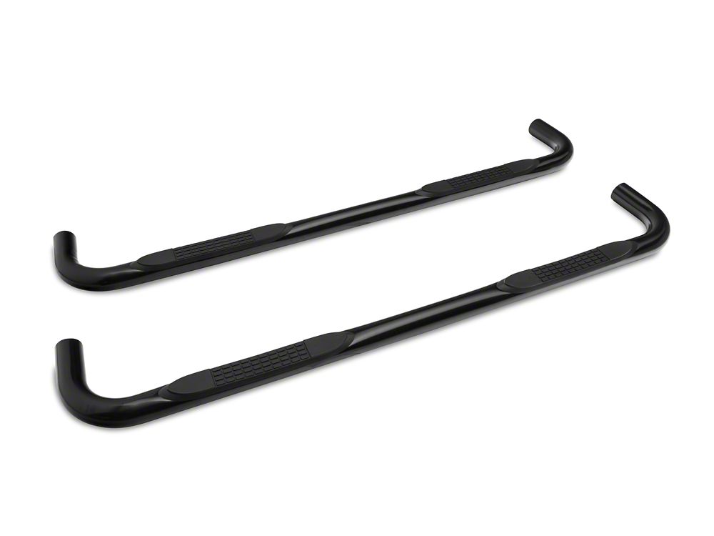 Barricade 3-Inch Side Step Bars; Body Mount; Black (19-25 Sierra 1500 Double Cab)