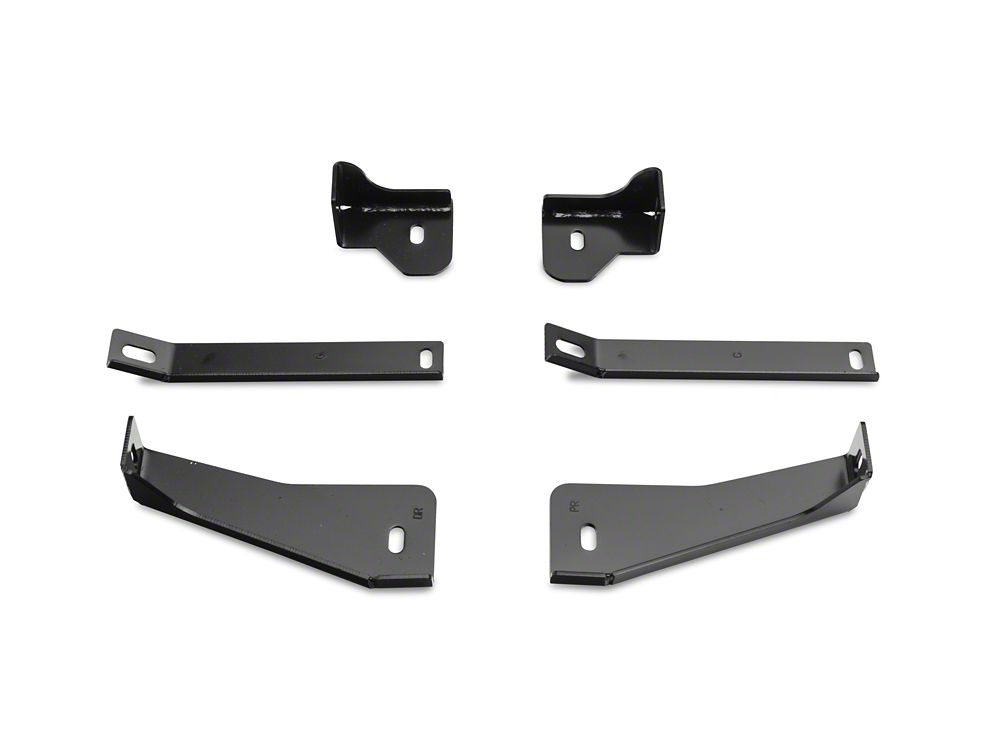 Barricade 3-Inch Side Step Bars; Body Mount; Black (19-25 Sierra 1500 Double Cab)