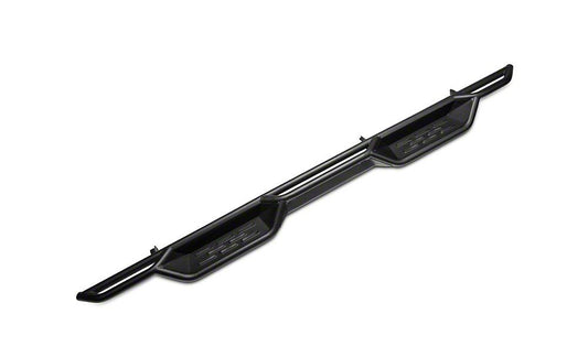 Barricade NB1 Running Boards; Textured Black (19-25 Sierra 1500 Double Cab)