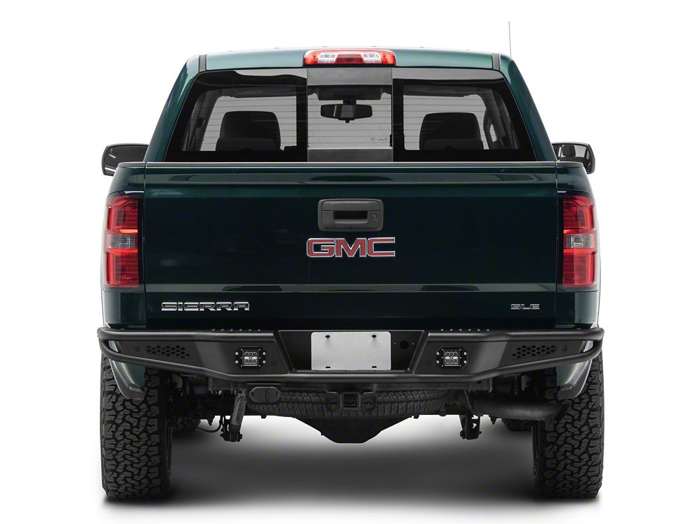 Barricade Pre-Runner Rear Bumper with LED Fog Lights (07-18 Sierra 1500)