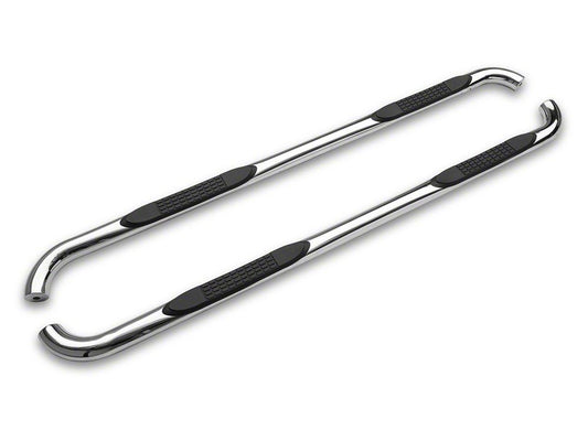 Barricade 3-Inch Side Step Bars; Stainless Steel (19-25 Sierra 1500 Crew Cab)
