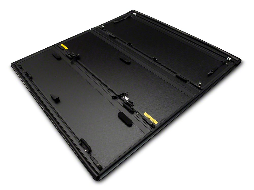 Barricade Low Profile Hard Tri-Fold Tonneau Cover (19-25 Sierra 1500 w/ 5.80-Foot Short Box)