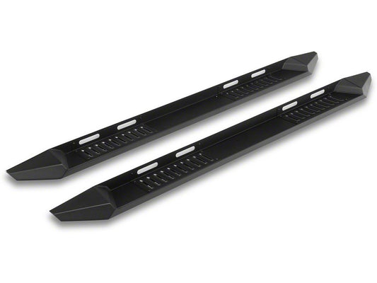 Barricade HD Steel Running Boards; Textured Black (19-25 Sierra 1500 Crew Cab)