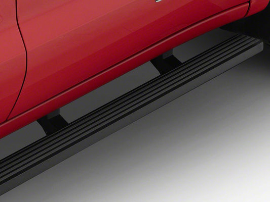 Barricade I4 Running Boards; Textured Black (19-25 Sierra 1500 Crew Cab)