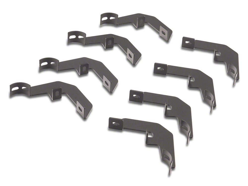 Barricade Tubular Drop Steps; Fine Textured Black Finish (19-25 Sierra 1500 Crew Cab)