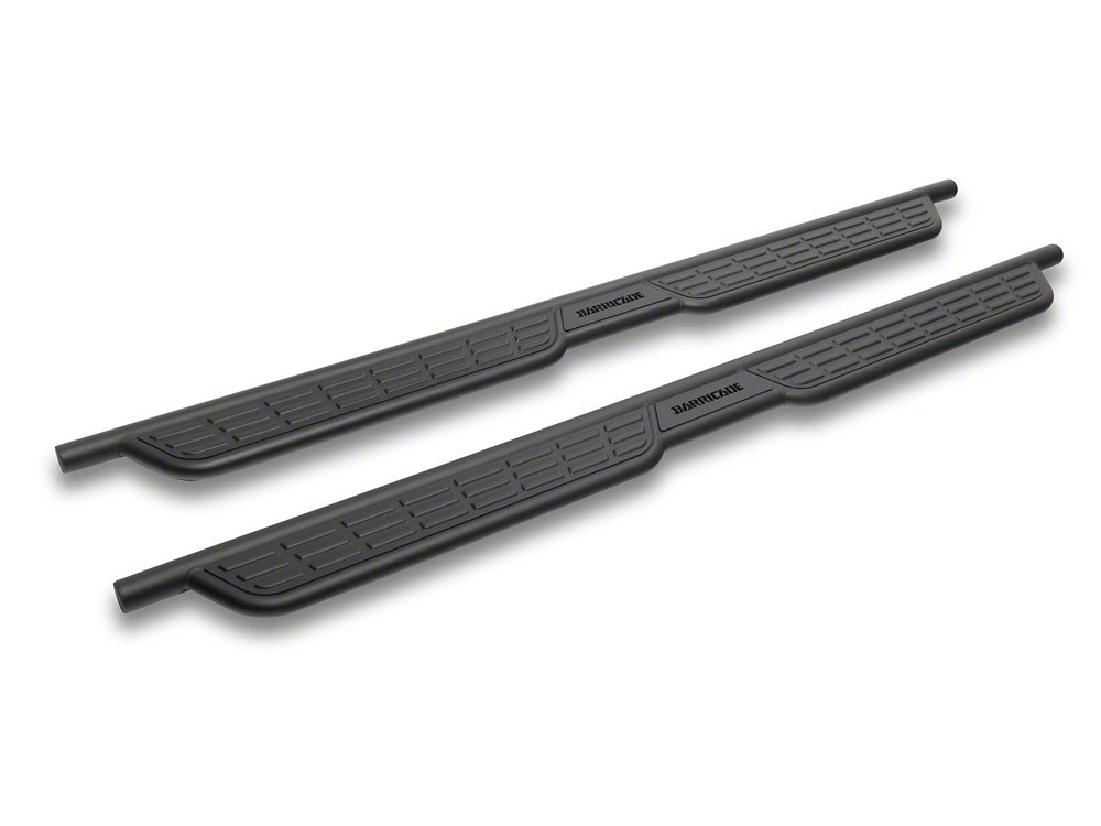 Barricade Formed HD Running Boards; Textured Black (19-25 Sierra 1500 Crew Cab)