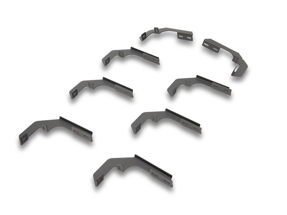 Barricade Formed HD Running Boards; Textured Black (19-25 Sierra 1500 Crew Cab)