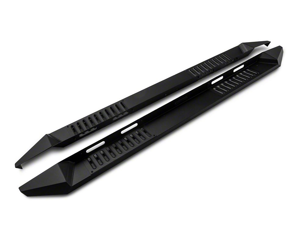 Barricade Steel Running Boards; Black (17-25 F-250 Super Duty SuperCrew)