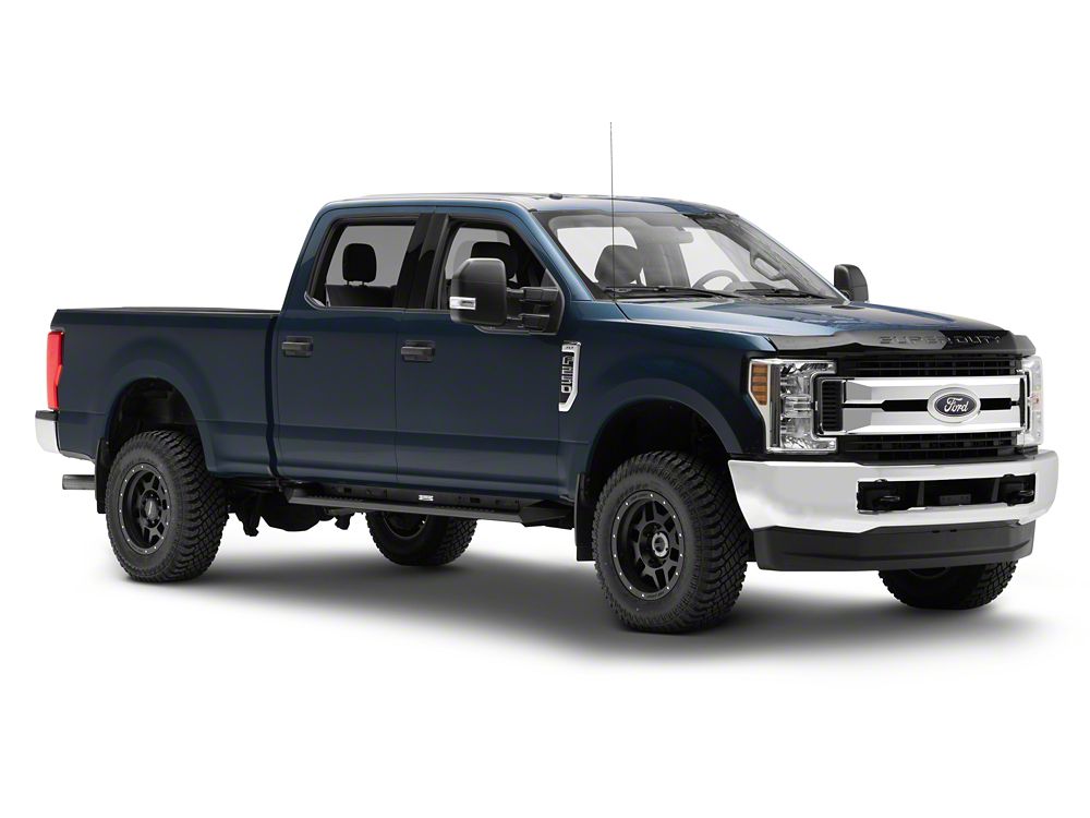 Barricade Steel Running Boards; Black (17-25 F-250 Super Duty SuperCrew)