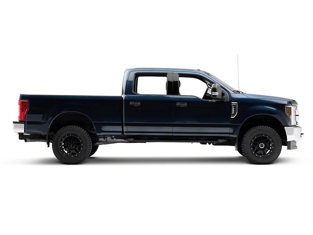 Barricade Steel Running Boards; Black (17-25 F-250 Super Duty SuperCrew)