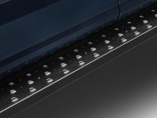 Barricade Rattler Running Boards; Black (17-25 F-250 Super Duty SuperCrew)