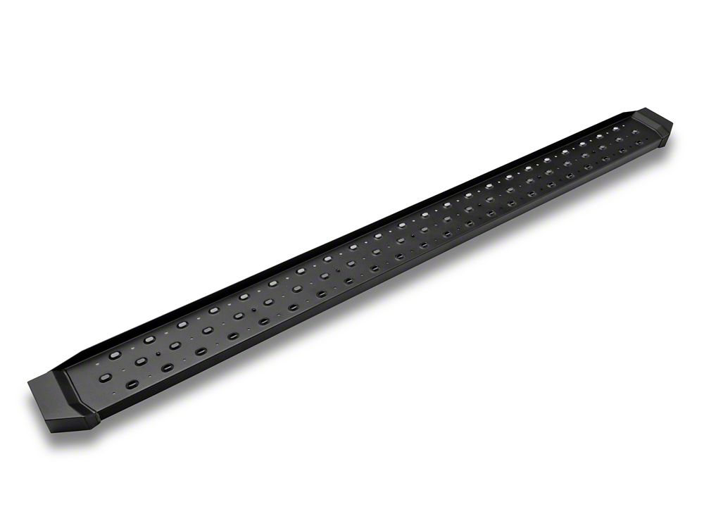 Barricade Rattler Running Boards; Black (17-25 F-250 Super Duty SuperCrew)