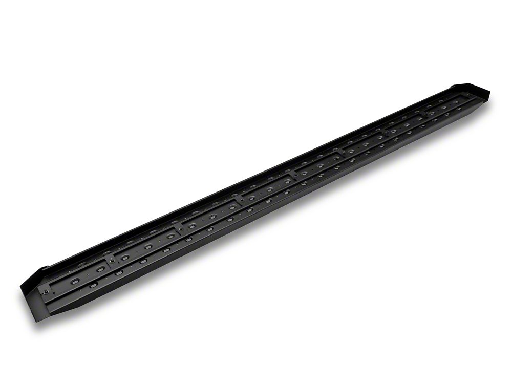 Barricade Rattler Running Boards; Black (17-25 F-250 Super Duty SuperCrew)