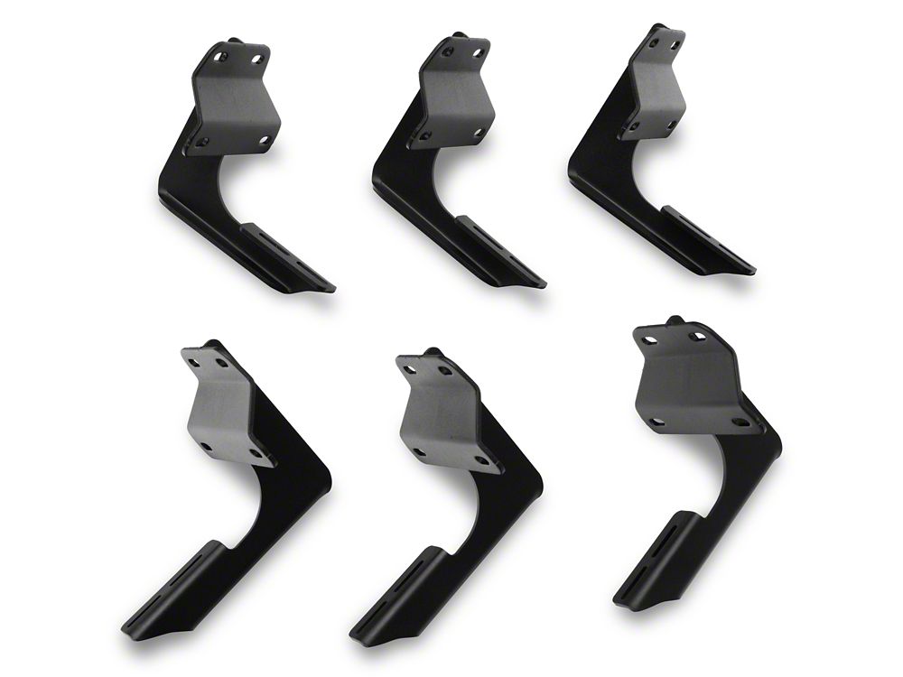 Barricade Rattler Running Boards; Black (17-25 F-250 Super Duty SuperCrew)