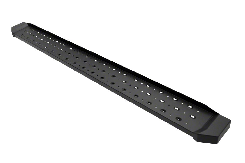 Barricade Rattler Running Boards; Black (17-25 F-250 Super Duty Regular Cab)