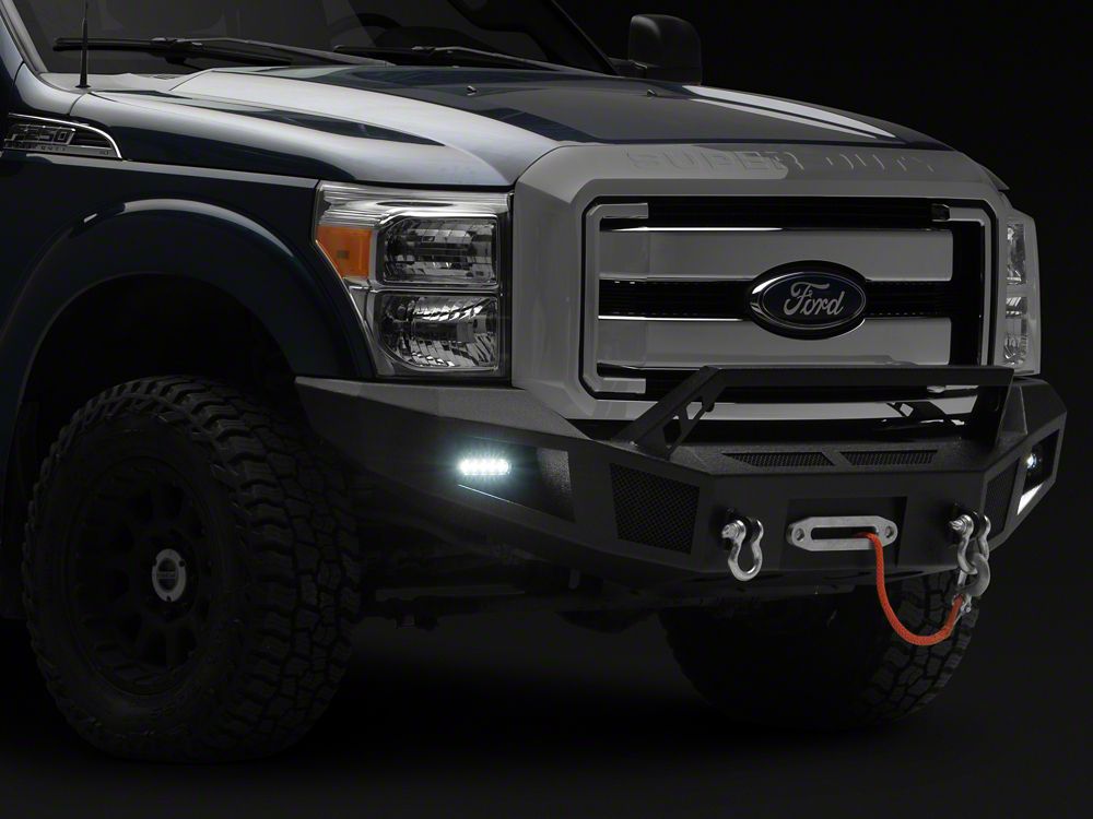 Barricade HD Front Winch Bumper with LED Lighting (11-16 F-250 Super Duty)