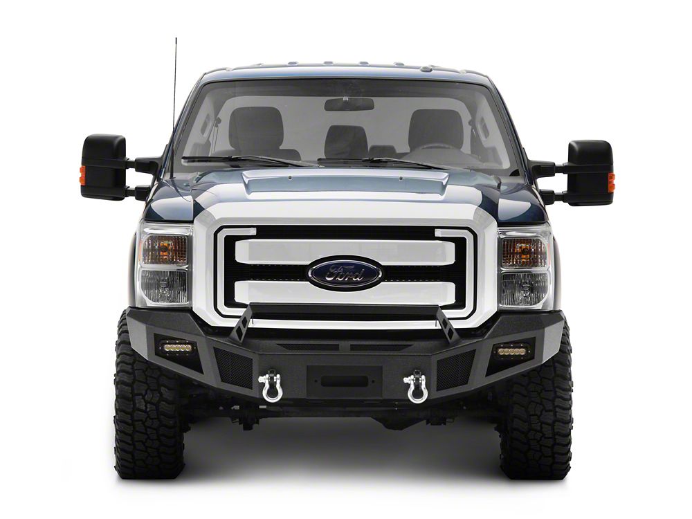 Barricade HD Front Winch Bumper with LED Lighting (11-16 F-250 Super Duty)