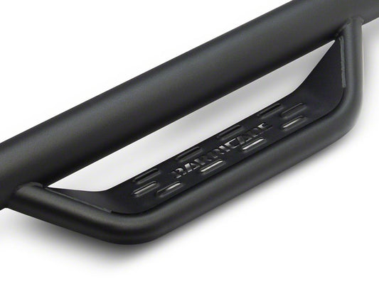 Barricade Tubular Drop Steps; Fine Textured Black Finish (17-25 F-250 Super Duty SuperCrew)