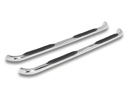 Barricade E-Series 3-Inch Side Steps; Stainless Steel; Rocker Panel Mount (20-25 Sierra 3500 HD Double Cab)