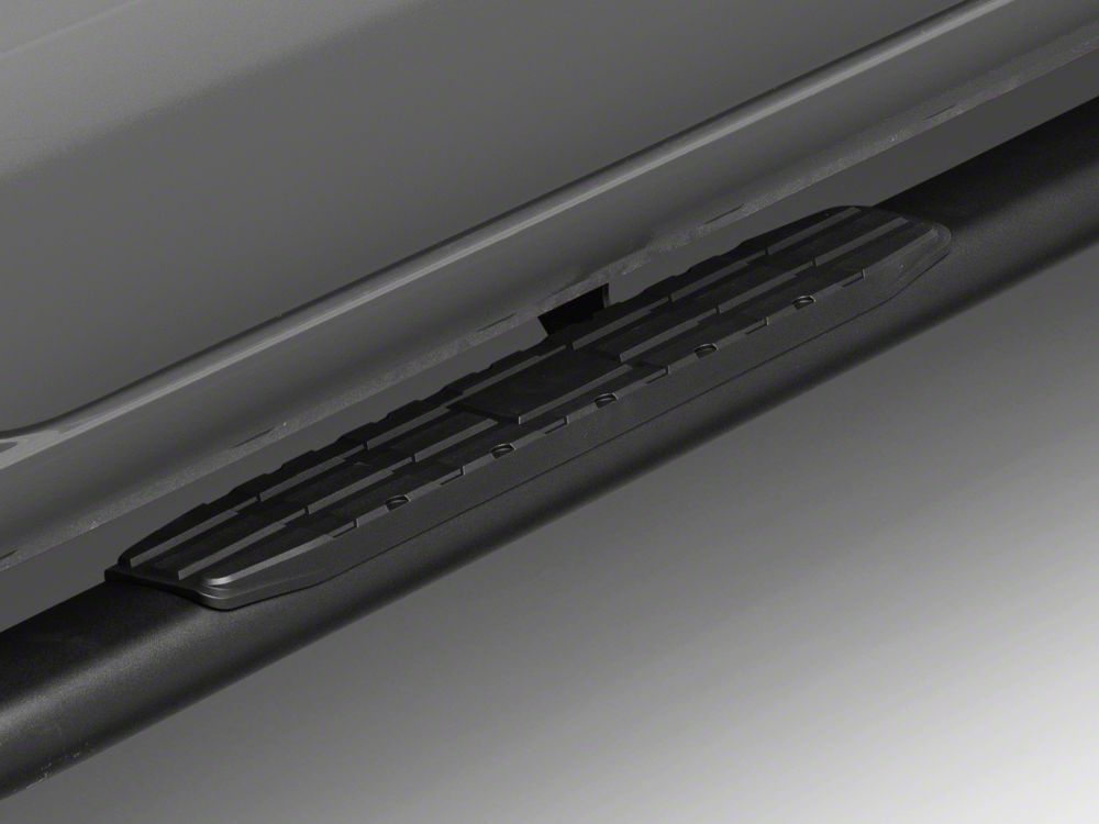 Barricade PNC Side Step Bars; Textured Black (20-25 Sierra 3500 HD Crew Cab)