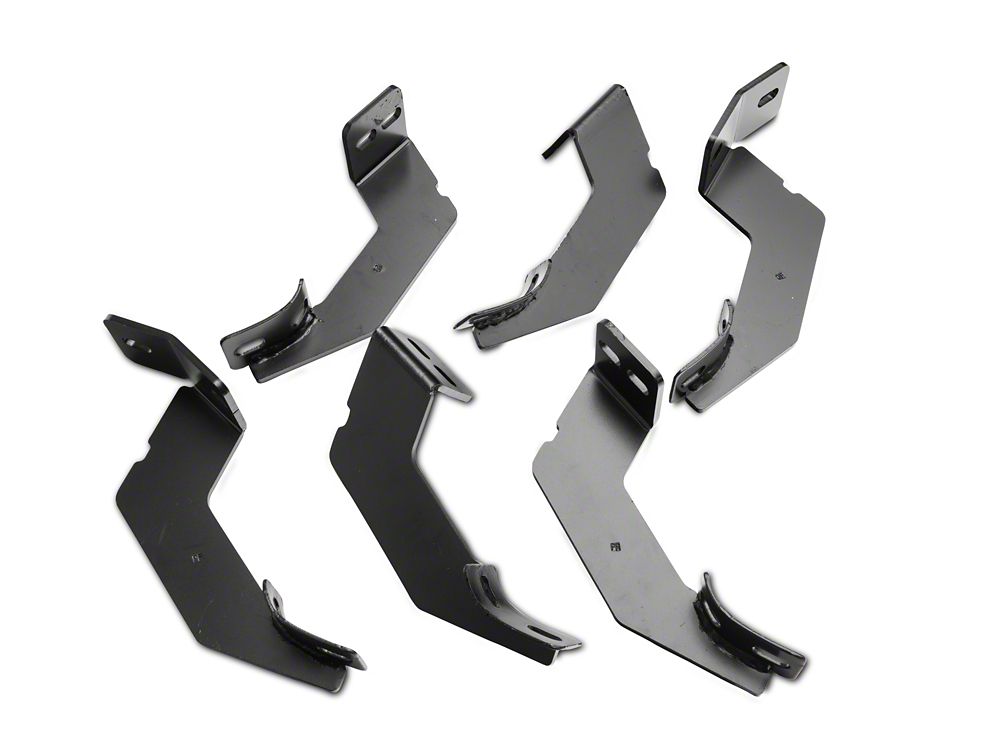 Barricade Saber 5-Inch Aluminum Side Step Bars; Black Cover Plates (20-25 Sierra 3500 HD Double Cab)