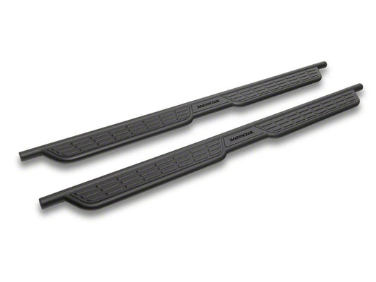 Barricade Formed HD Running Boards; Textured Black (20-25 Sierra 3500 HD Crew Cab)