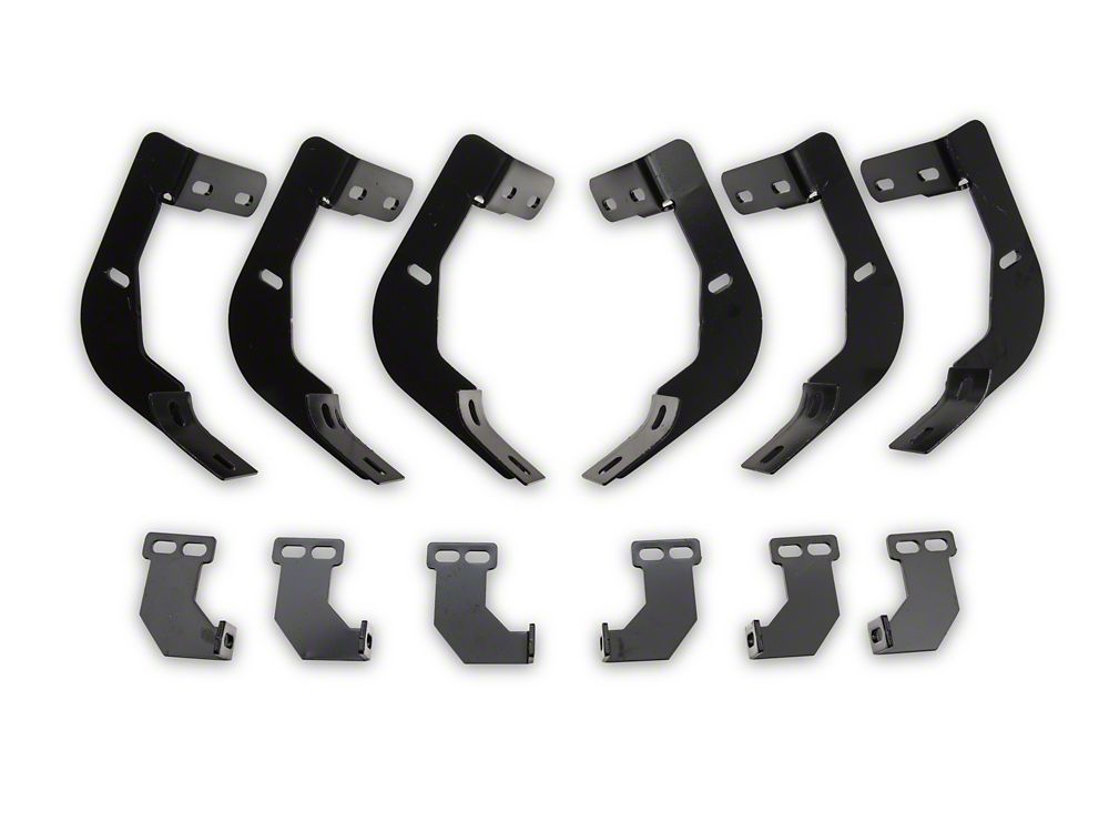 Barricade 6-Inch Oval Straight End Side Step Bars; Stainless Steel (10-24 RAM 3500 Mega Cab)