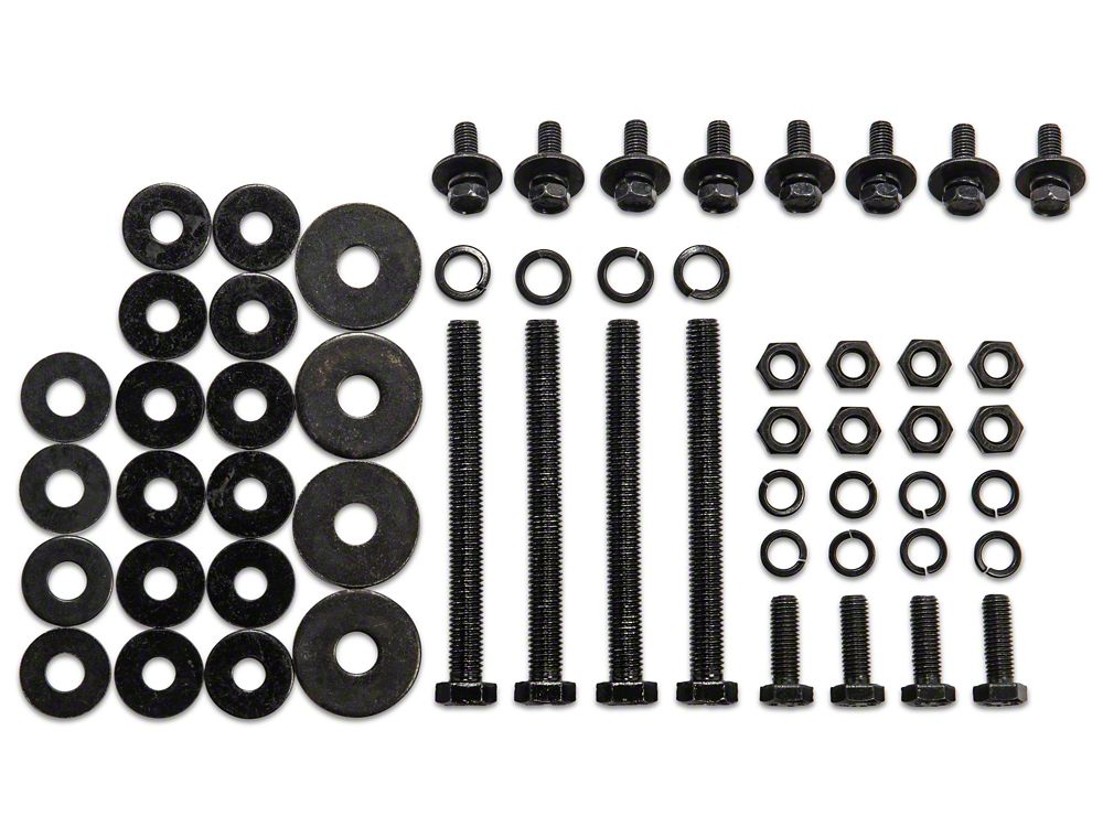 Barricade Replacement Side Step Bar Hardware Kit for SHR2066 Only (03-09 RAM 3500 Quad Cab)