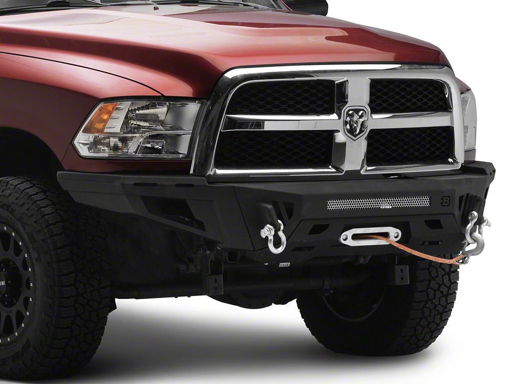 チンギスハーン4 Barricade HDP Series Front Winch Bumper (10-18 RAM 3500