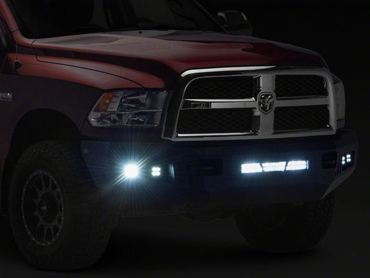 Barricade HD Front Bumper with LED Fog Lights and 20-Inch LED Light Bar (10-18 RAM 3500)