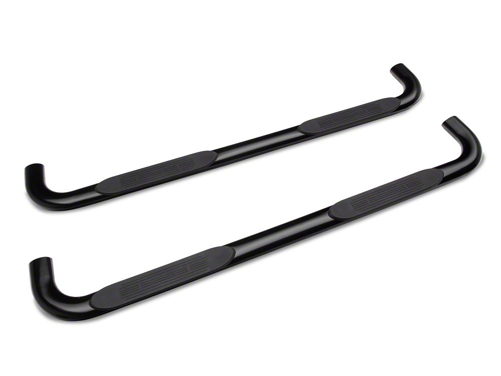 Barricade 3-Inch Side Step Bars; Body Mount; Black (20-25 Silverado 3500 HD Double Cab)