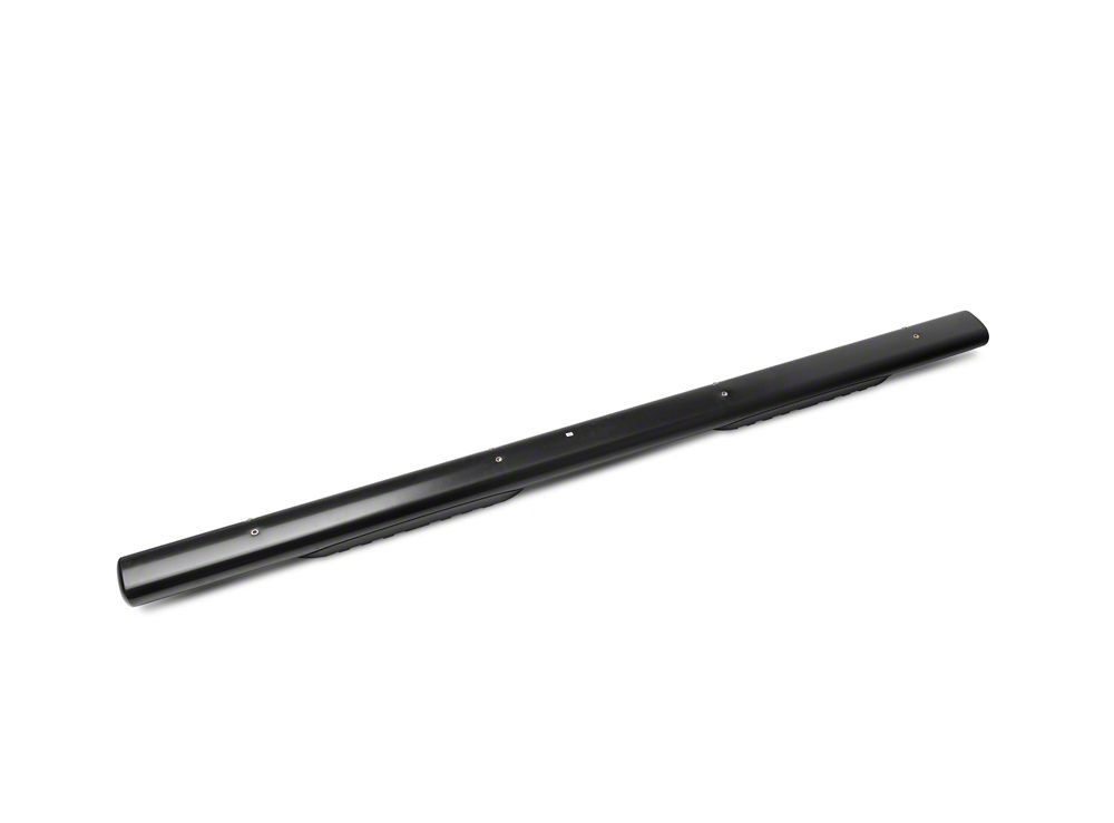 Barricade 5-Inch Oval Side Step Bars; Black (20-25 Silverado 3500 HD Crew Cab)