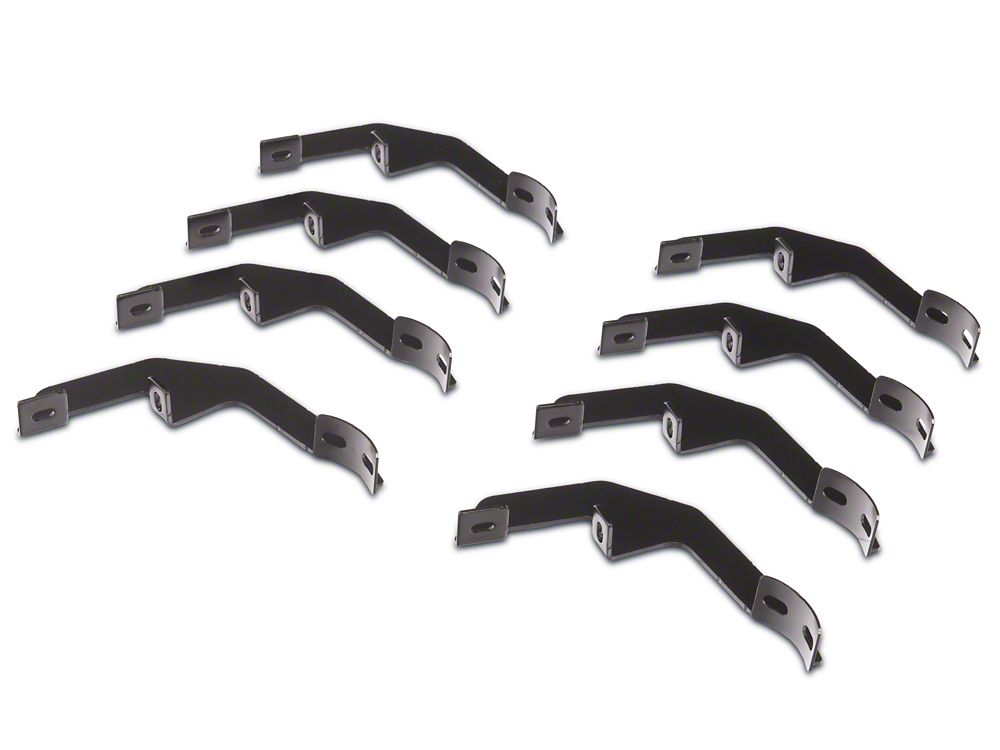 Barricade E-Series 5-Inch Oval Straight Side Step Bars; Black (20-25 Silverado 3500 HD Crew Cab)