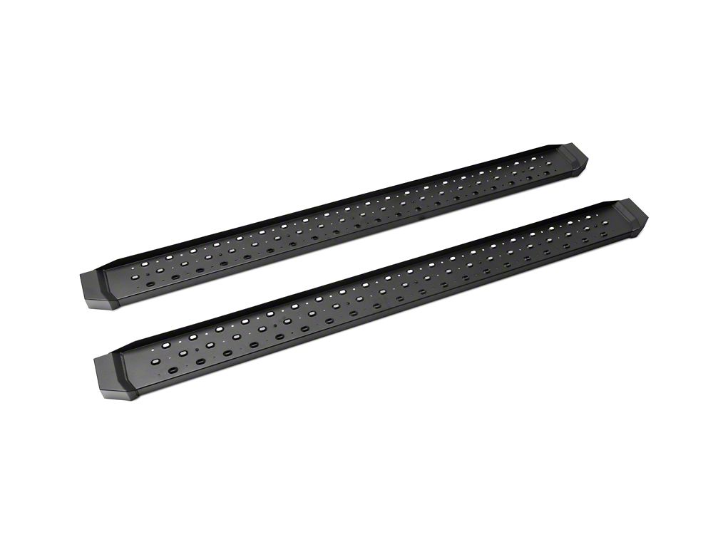 Barricade Rattler Running Boards; Black (20-25 Silverado 3500 HD Crew Cab)