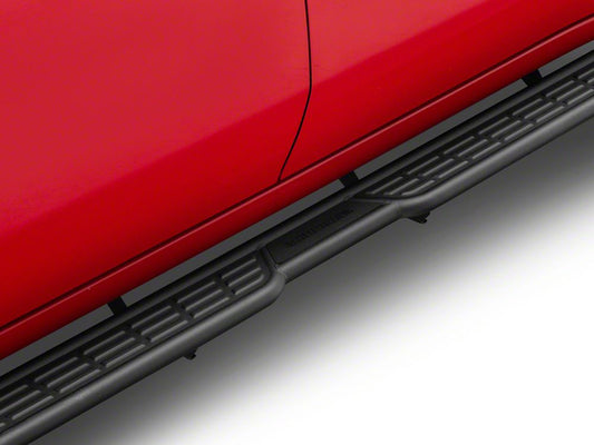 Barricade Formed HD Running Boards; Textured Black (20-25 Silverado 3500 HD Crew Cab)