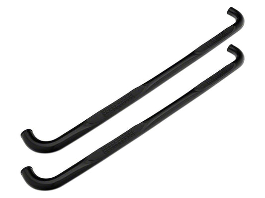 Barricade 3-Inch 90 Degree Bent End Side Step Bars; Black (17-25 F-350 Super Duty SuperCab)