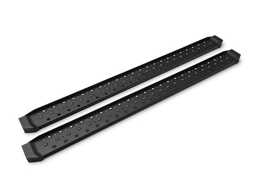 Barricade Rattler Running Boards; Black (17-25 F-350 Super Duty SuperCab)