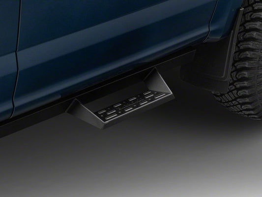 Barricade Canyon Drop Steps; Textured Black (17-25 F-350 Super Duty SuperCrew)