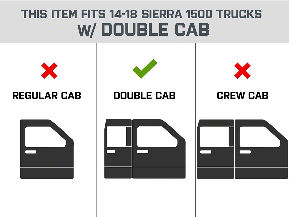 Barricade XD Running Boards (14-18 Sierra 1500 Double Cab)