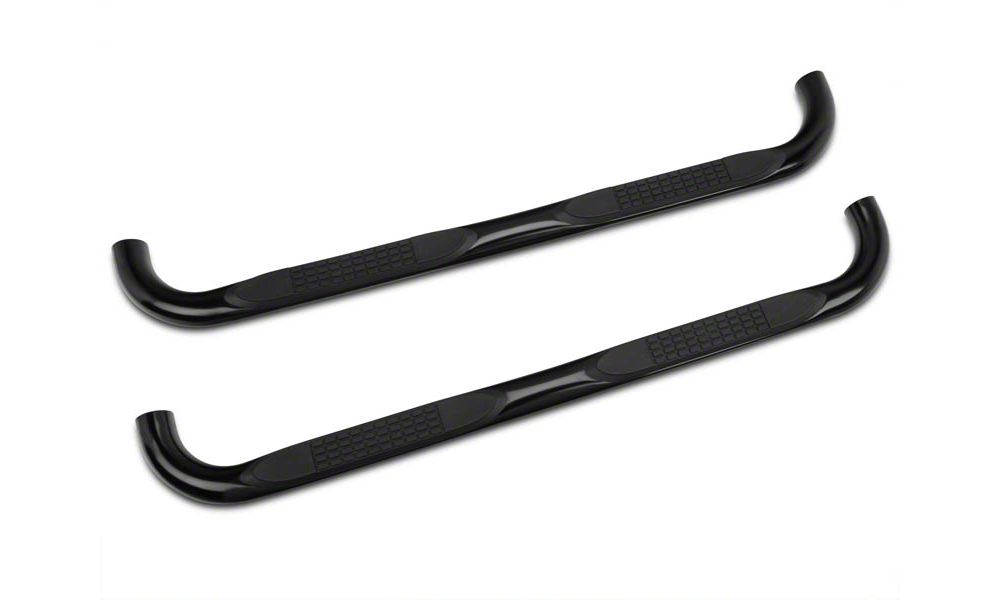Barricade 3-Inch Side Step Bars; Gloss Black (97-03 F-150)