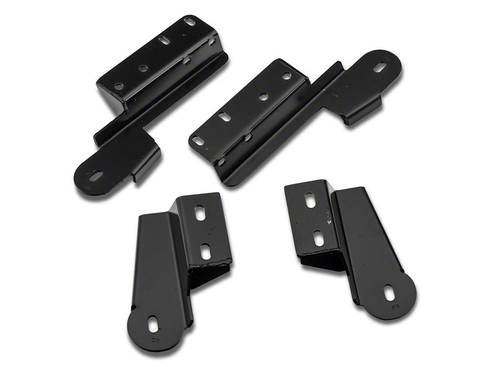Barricade 3-Inch Round Curved Side Step Bars; Gloss Black (04-08 F-150)